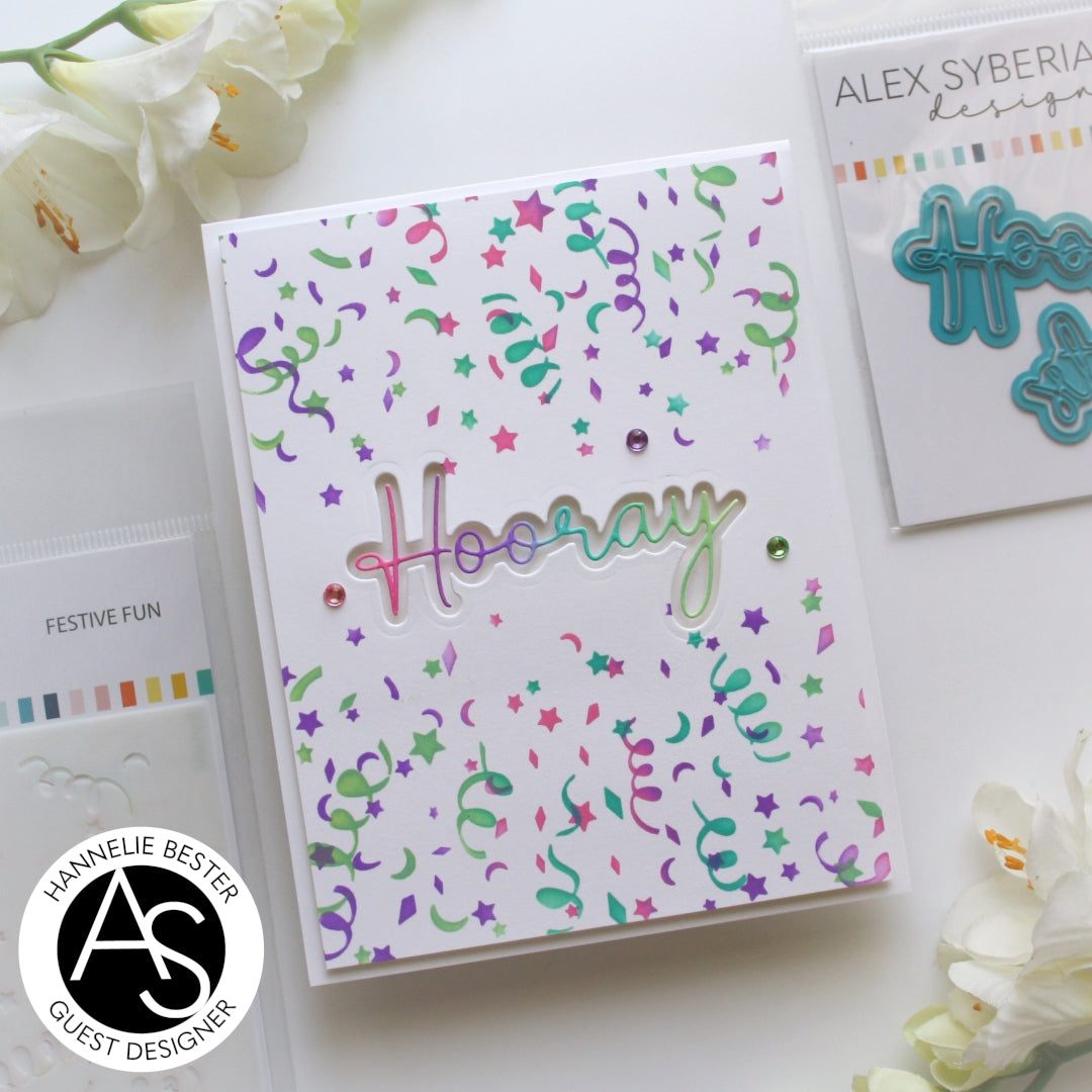 Alex Syberia Designs Festive Fun Layering Stencil Set