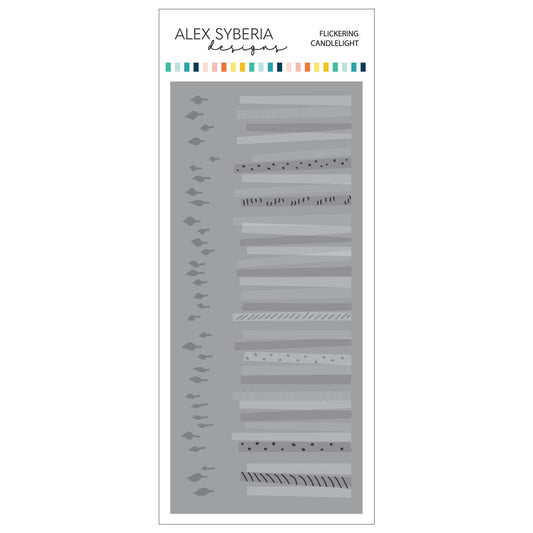 Alex Syberia Designs Flickering Candlelight Stencil Set
