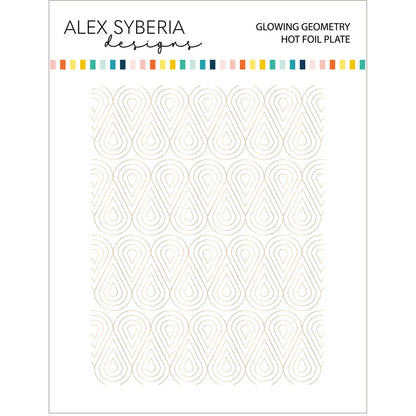 Alex Syberia Designs Glowing Geometry Hot Foil Plate