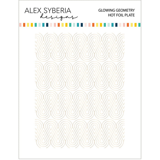 Alex Syberia Designs Glowing Geometry Hot Foil Plate