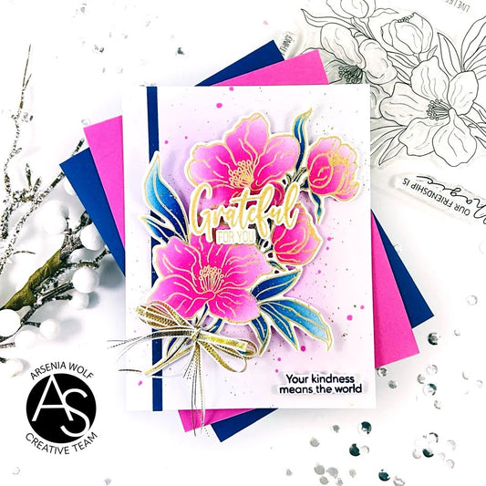 Alex Syberia Designs Grateful for You Stamp Set