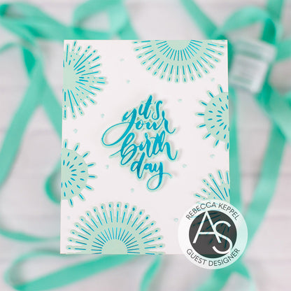 Alex Syberia Designs It's your birthday Hot Foil Plate and Die Set