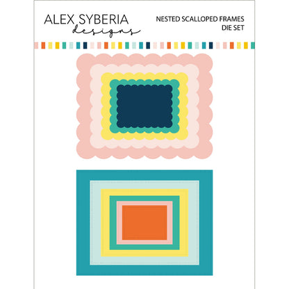 Alex Syberia Designs Nested Scalloped Frames Die Set