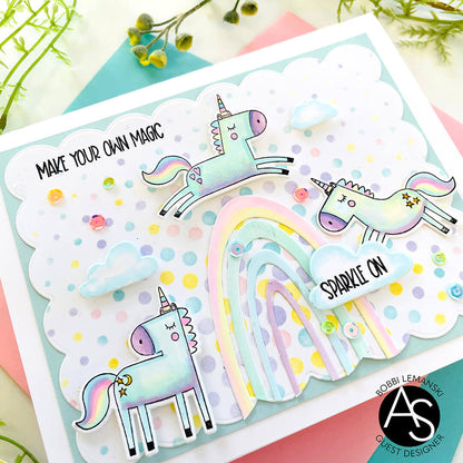 Alex Syberia Designs Nested Scalloped Frames Die Set