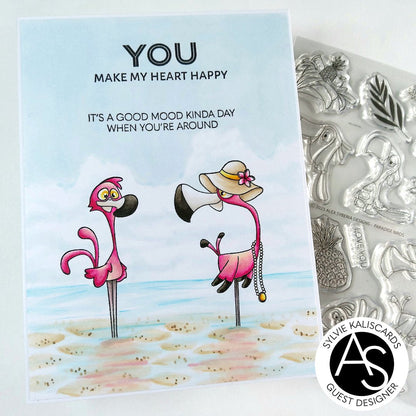 Alex Syberia Designs Paradise Birds Stamp Set