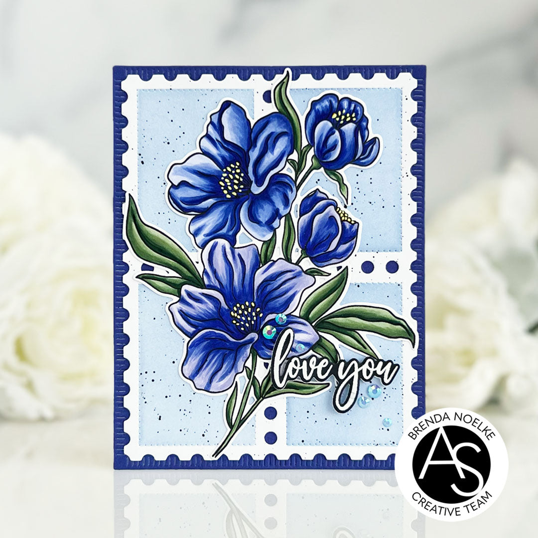 Alex Syberia Designs Postage Stamps Cover Die