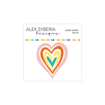 Alex Syberia Designs Quirky Hearts Die Set