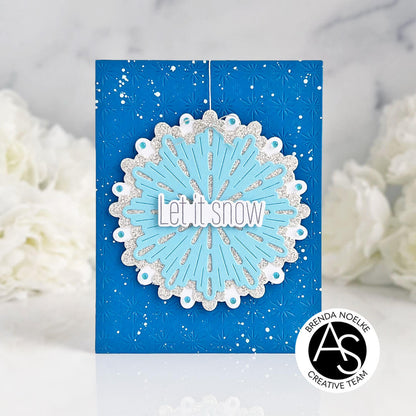 Alex Syberia Designs Sparkly Flakes Cover Die