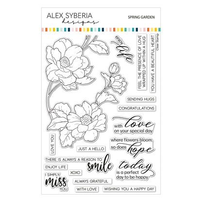 Alex Syberia Designs Spring Garden Stamp Set