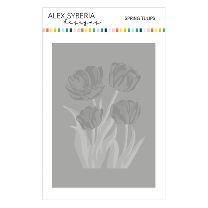 Alex Syberia Designs Spring Tulips Stencil Set