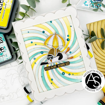 Alex Syberia Designs Sunrays Stencil Set (4pcs)