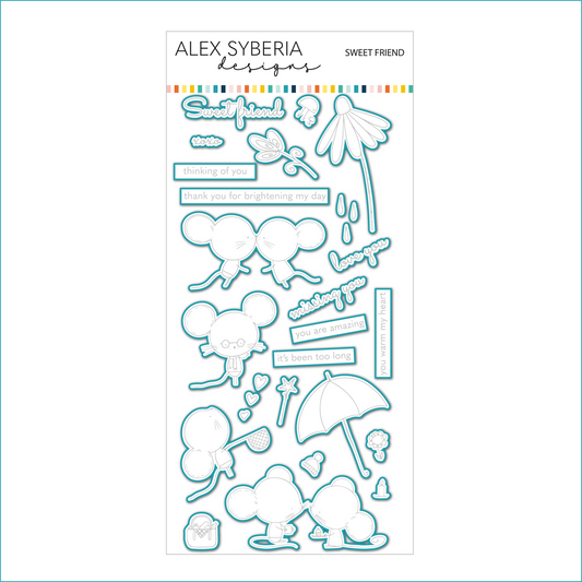 Alex Syberia Designs Sweet Friend Die Set