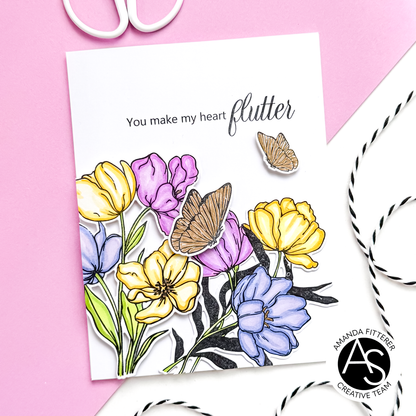 Alex Syberia Designs Tulips in Bloom Stamp Set