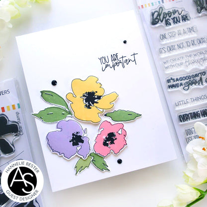 Alex Syberia Designs Watercolour Flowers Die Set