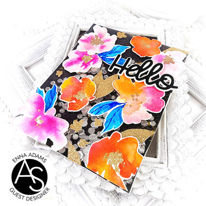 Alex Syberia Designs Watercolour Flowers Die Set