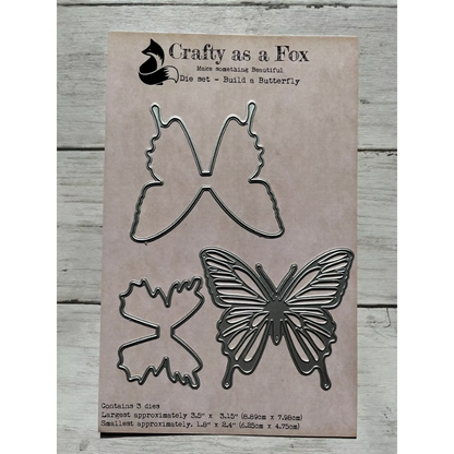 Crafty as a Fox Die set - Build a Butterfly