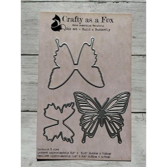 Crafty as a Fox Die set - Build a Butterfly
