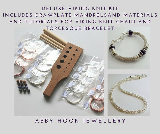Deluxe Viking Knit Jewellery Kit by Abby Hook – Perfect for Beginners & Advanced Crafters