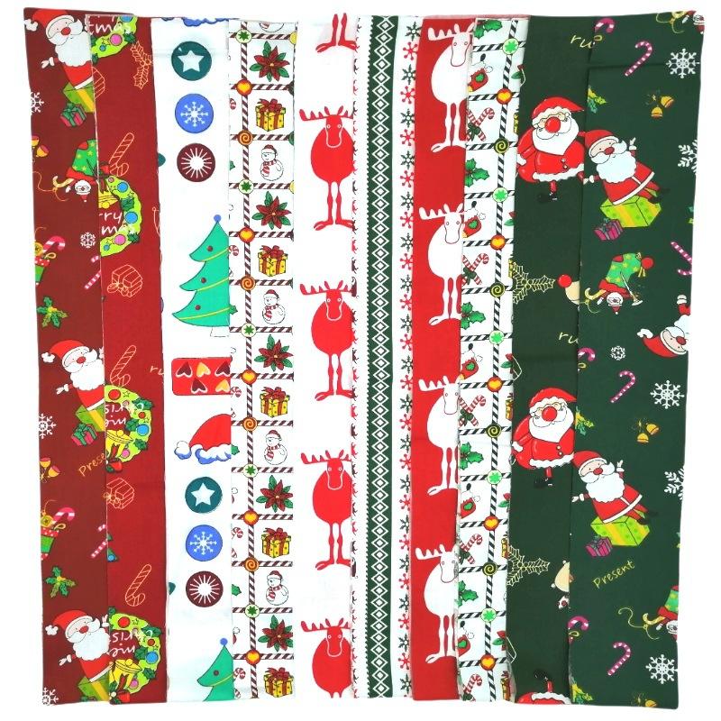 Pre-Cut Christmas Printed Jelly Rolls Strips