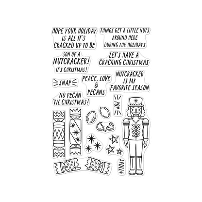 Hero Arts A Little Nuts Clear Stamp Set from the Crackin' Christmas Collection