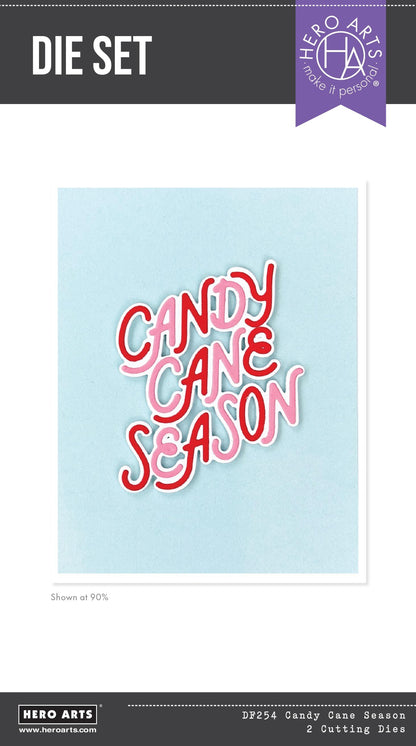 Hero Arts Candy Cane Season Etched Dies from the Candy Cane Season Collection