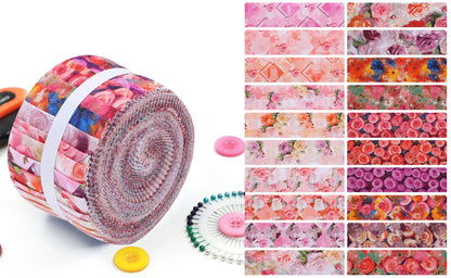 Floral Radiance Wide Jelly Roll