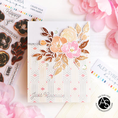 Modern Weave Layering Stencil
