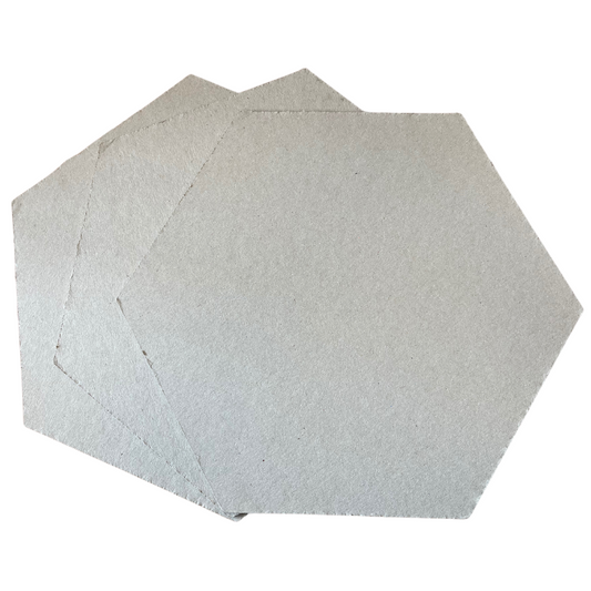 Oakwood 20cm Hexagonal Greyboard - Pack of 10