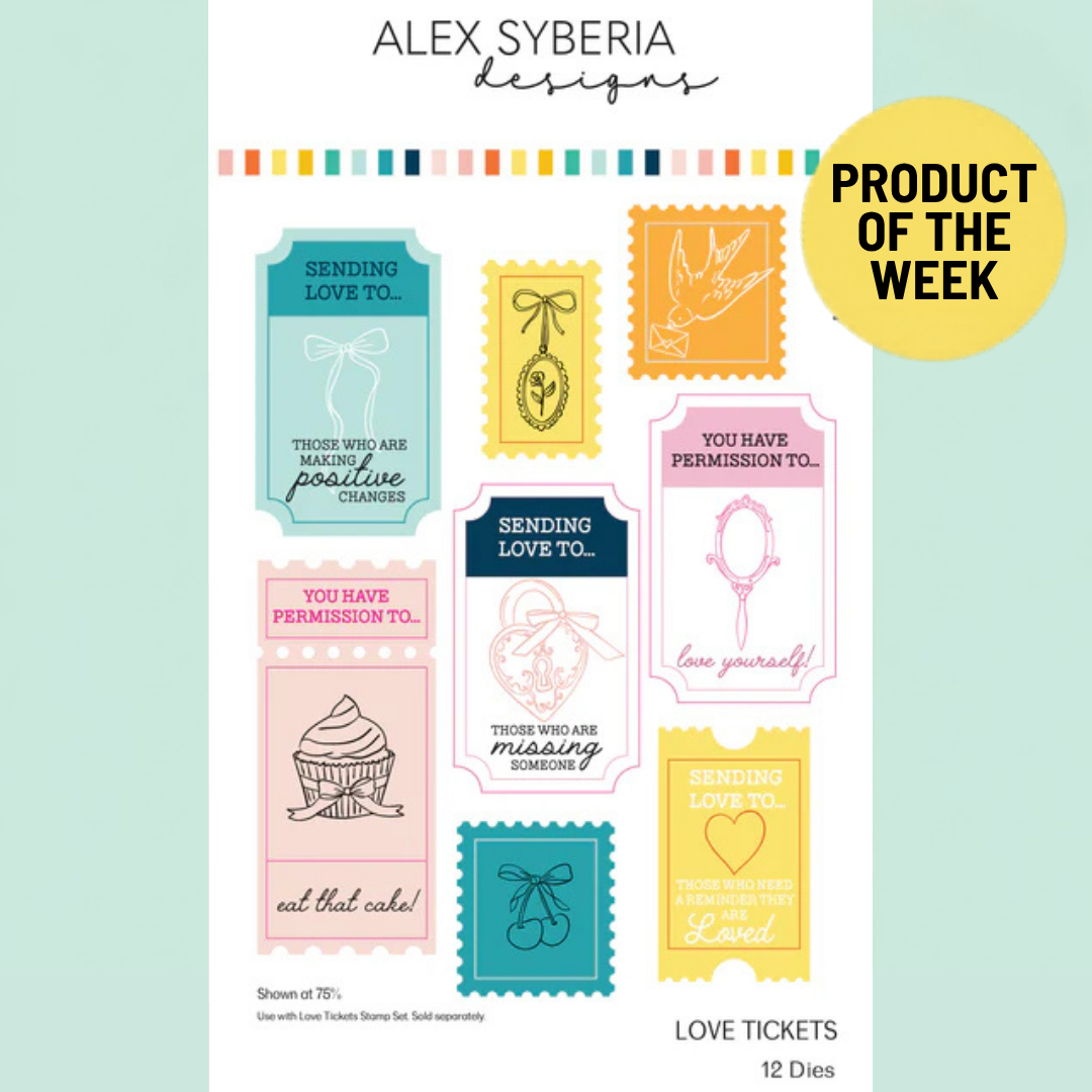 Alex Syberia Designs Love Tickets Die Set