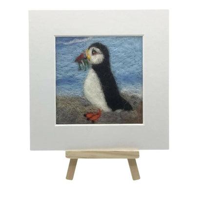 Puffin Mini Picture Felting Kit