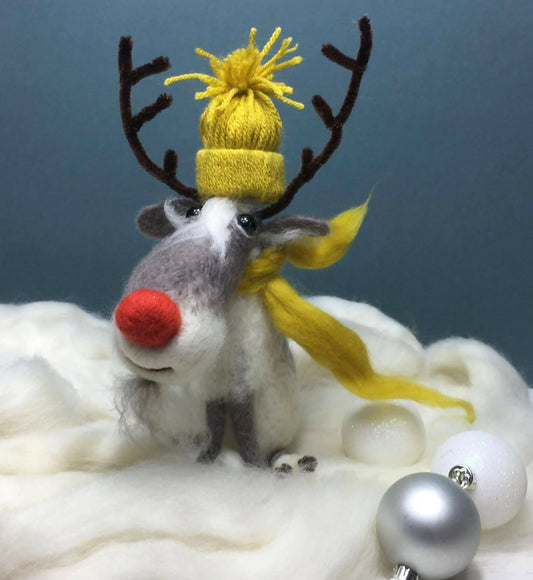 Rudi Reindeer Model Felting Kit 1