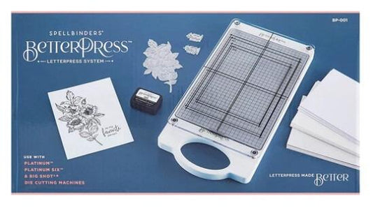 Spellbinders BetterPress Letterpress kit for card making UK