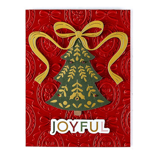 Spellbinders Christmas Cameos 3D Embossing Folder from the Merry Moments Collection