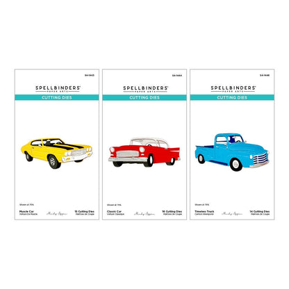 Spellbinders Classic Road Legends Car & Truck Die Bundle