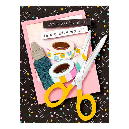 Spellbinders Crafty Tools Etched Dies from the Crafty Babe Collection with Simple Stories