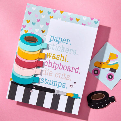 Spellbinders Crafty Tools Etched Dies from the Crafty Babe Collection with Simple Stories