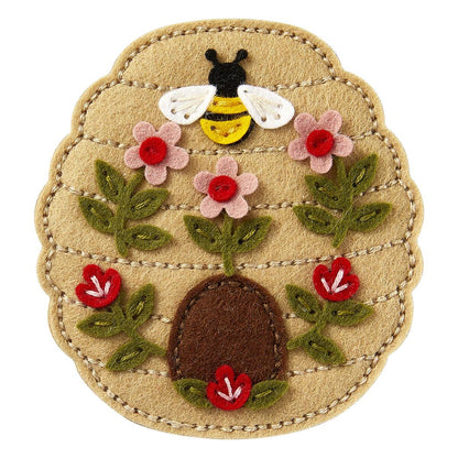 Spellbinders Felt Floral Beehive Etched Dies from the Summer Felt Stitch & Create Collection by Nichol Spohr -  Spellbinders - 4