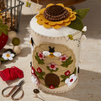 Spellbinders Felt Floral Beehive Etched Dies from the Summer Felt Stitch & Create Collection by Nichol Spohr -  Spellbinders - 5