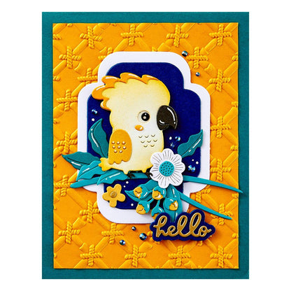 Spellbinders Free Hugs Oscar Etched Dies from the Cheerful Chirps Collection -  Spellbinders - 4