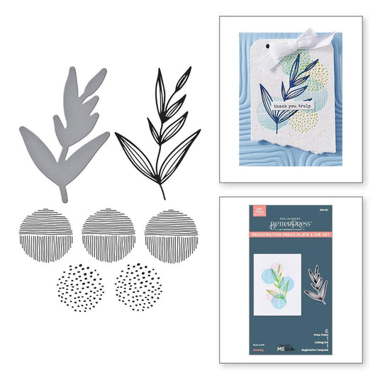 Spellbinders Growing Betterpress Plates & Die Set from the Modern Botanicals Collection by Dina Wakley -  Spellbinders - 2