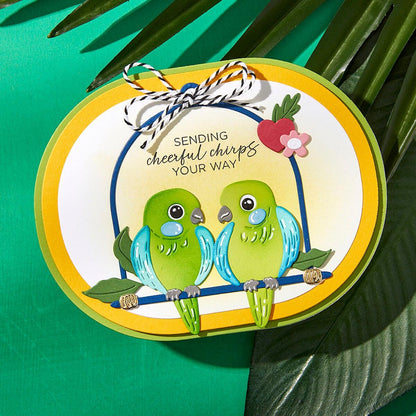 Spellbinders Pretty Birds Etched Dies from the Cheerful Chirps Collection -  Spellbinders - 5
