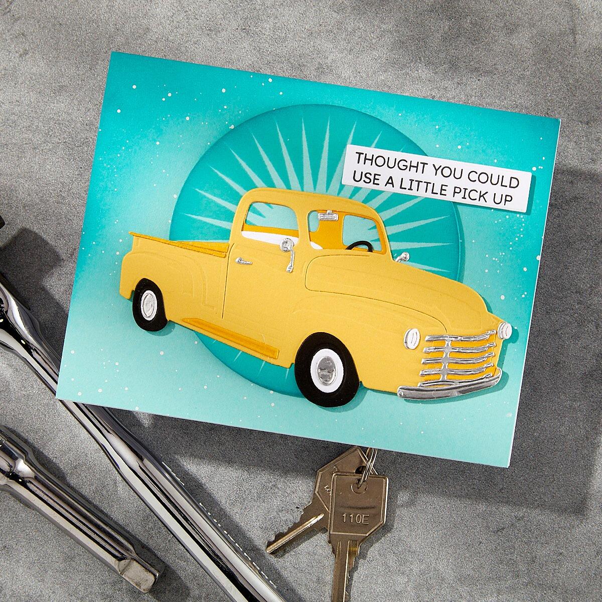 Spellbinders Radiant Starburst BetterPress Plate from the Classic Road Legends Collection by Mindy Eggen