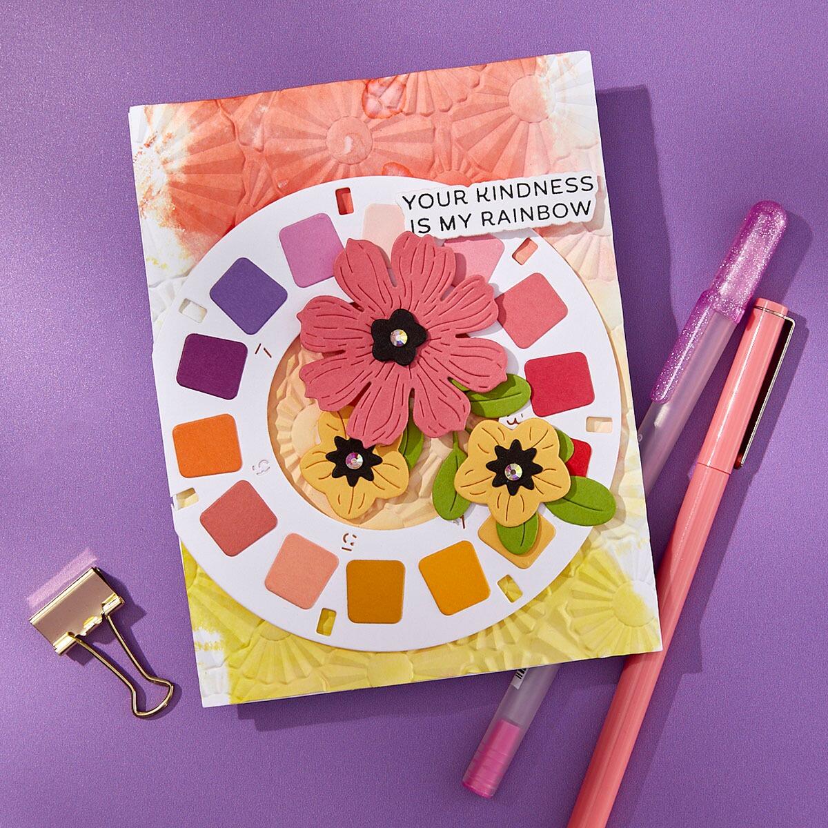 Spellbinders Reel Color Etched Dies from the Take Note Collection