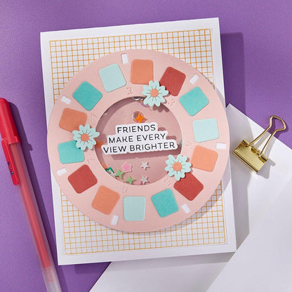 Spellbinders Reel Color Etched Dies from the Take Note Collection