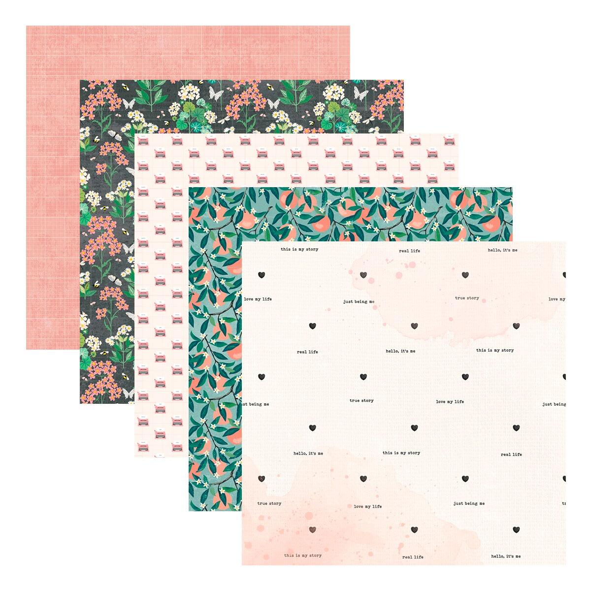 Spellbinders Rosie's Studio Hello It's Me! 6x6" Designer Paper Pad