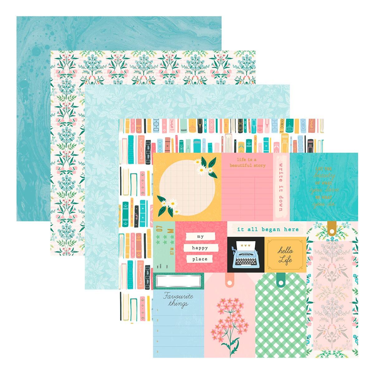Spellbinders Rosie's Studio Hello It's Me! 6x6" Designer Paper Pad