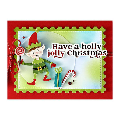 Spellbinders Santa's Elves Etched Dies from the North Pole Friends Collection by Simon Hurley