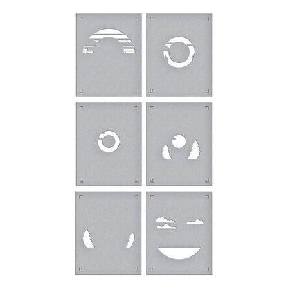 Spellbinders Scenic Drive Stencil from the Classic Road Legends Collection by Mindy Eggen