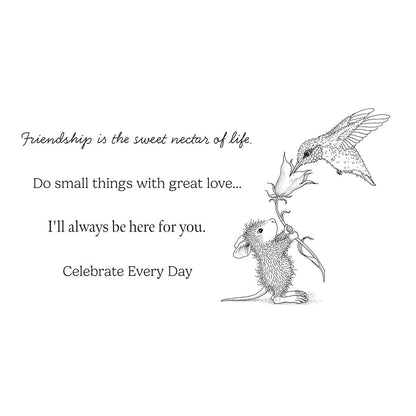 Spellbinders Sweet Nectar Cling Rubber Stamp Set from the House-Mouse Rare Bloom Collection