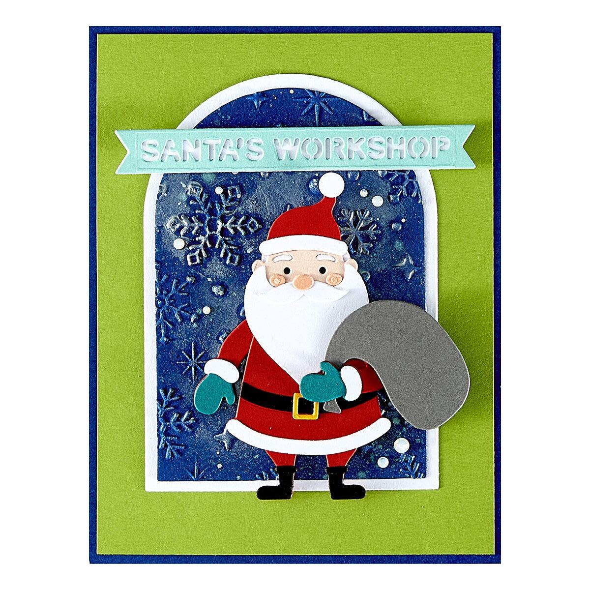 Spellbinders The Clauses Etched Dies from the North Pole Friends Collection by Simon Hurley